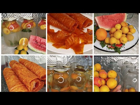 Видео: Домашние заготовки: абрикосовый компот + пастила.!!!Winter Prep: Apricot Compote and Fruit Leather.