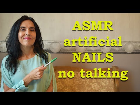 Видео: АСМР без говор, почукване с изкуствени нокти / ASMR no talking tapping with artificial nails