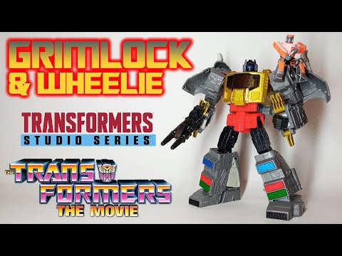 Видео: Обзор на TRANSFORMERS STUDIO SERIES - Grimlock & Autobot Wheelie (86-06)
