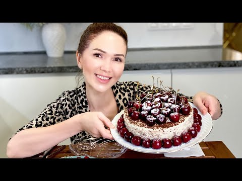 Видео: Пробуем торт 🎂| сама испекла- сама и съем😂 | хорошо быть худой, можно на ночь торты есть😉|мукбанг