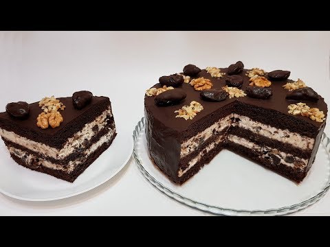 Видео: ТОРТ "ЧЕРНОСЛИВ в ШОКОЛАДЕ" ("prunes in chocolate" cake)