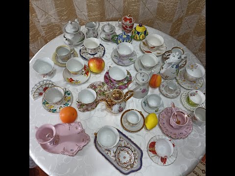 Видео: АНГЛИЙСКИЙ И НЕМЕЦКИЙ ФАРФОР С ЦВЕТОЧНЫМ РИСУНКОМ.