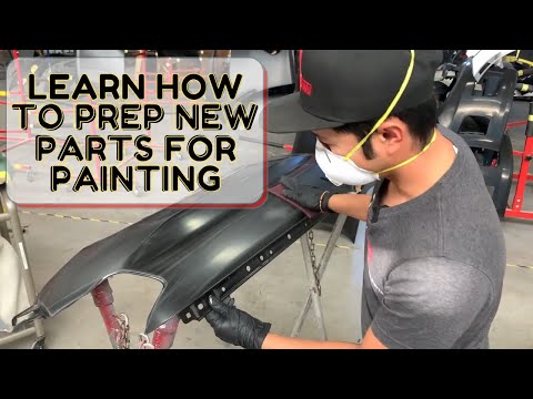 Видео: Руководство для начинающих: как подготовить новые детали автомобиля перед покраской | ReveMoto