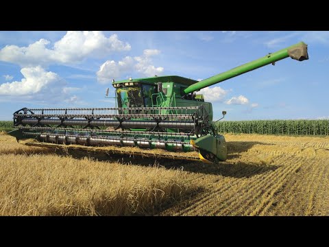 Видео: Жнива 2025 розпочато. John Deere 9750 STS 👍💪