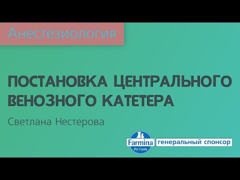Видео: Постановка центрального венозного катетера