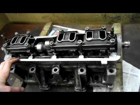 Видео: 2.0 ТДВС: ГБЦ- 2108; вал- SR35; цельные толкатели; пружины- Prosport; доработка ГБЦ.