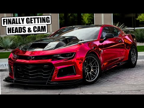 Видео: Мой 810-сильный Camaro ZL1 получает пакет головок и распредвалов | The Drop Off!