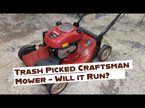 Видео: Газонокосилка Trash Picked Craftsman — будет ли она работать?