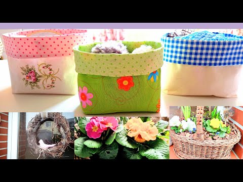 Видео: DIY/шью органайзер/весенние идеи/    i  sew an organizer/spring ideas