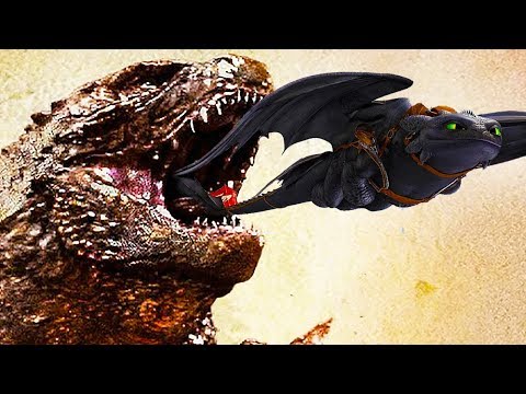 Видео: ГОДЗИЛЛА vs НОЧНАЯ ФУРИЯ / GODZILLA vs NIGHT FURY