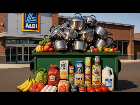 Видео: Поиск мусорных баков в Aldi #791