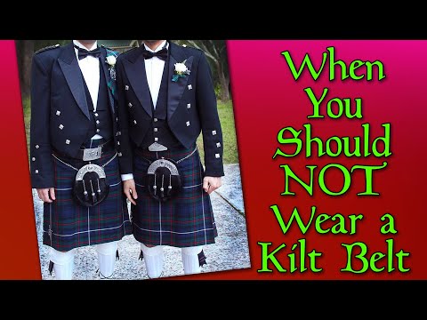 Видео: Когда следует надевать пояс-килт?