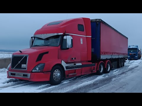 Видео: Volvo VNL или Сколько к зиме не готовся, всё равно что-то пойдёт не так!