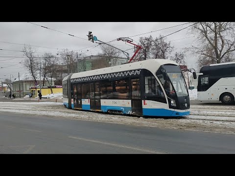 Видео: Трамвай №37. Каланчёвская улица - МЦД Новогиреево