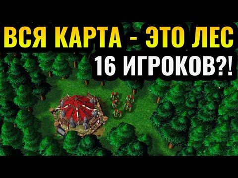 Видео: ТОЛЬКО ДЕРЕВЬЯ: 16 игроков на вся карта - это Лес (Forest Nothing) в Warcraft 3 Reforged