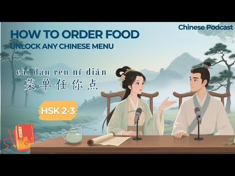 Видео: HSK 2-3 | Заказ еды на китайском без указания на меню | 如何不用指着菜单就能点餐