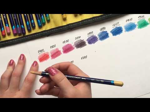 Видео: Обзор чернильных карандашей Inktense