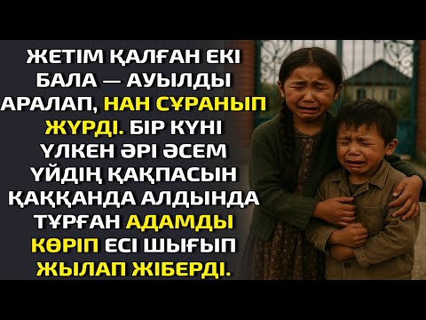 Видео: ЖЕТІМ ҚАЛҒАН ЕКІ БАЛА — АУЫЛДЫ АРАЛАП, НАН СҰРАНЫП ЖҮРДІ. БІР КҮНІ ҮЛКЕН ӘРІ ӘСЕМ ҮЙДІҢ ҚАҚПАСЫН