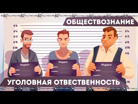 Видео: Уголовная ответственность. Обществознание 11/9 класс. ЕГЭ/ОГЭ