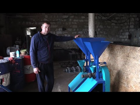 Видео: Экструдер зерновой. Сборка и запуск экструдера.
