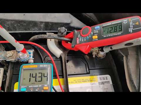 Видео: Замер тока заряда аккумулятора Topla EFB 60 Ач после 2 ух недель простоя на Subaru Forester