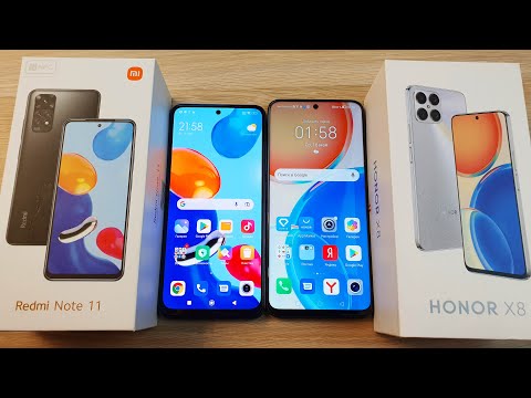 Видео: XIAOMI REDMI NOTE 11 VS HONOR X8 - ЧТО ЛУЧШЕ? ПОЛНОЕ СРАВНЕНИЕ!