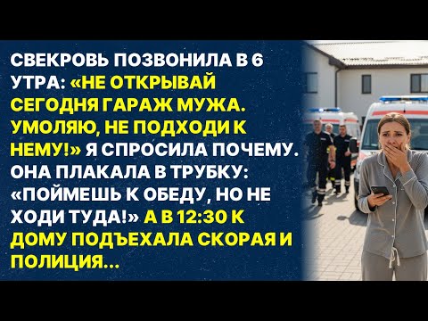 Видео: Свекровь в 6 утра: «Не открывай сегодня его гараж...