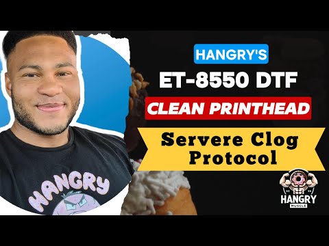 Видео: Как очистить печатающую головку DTF: ET-8550 и другие принтеры (очистка засоров DTF)