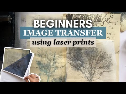 Видео: Перевод изображений для начинающих с использованием гелевой пластины и лазерных фотокопий