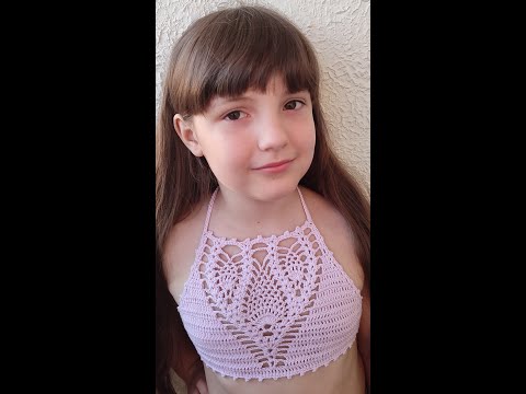 Видео: Мастер-класс по вязанию КРОП-ТОПА крючком / Crochet crop top