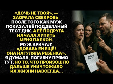 Видео: «Дочь не твоя!» — орала свекровь и била меня. Когда увидела подделаный тест ДНК