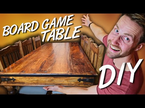 Видео: Превратите обеденный стол в стол для настольных игр