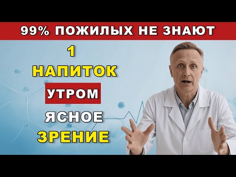 Видео: Вы теряете зрение не от старости! Просто не делаете одну вещь по утрам…