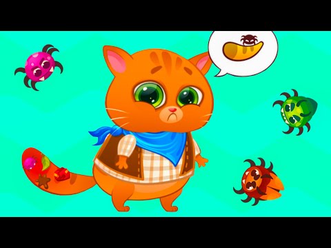 Видео: Суровый КОТИК БУБУ #86. У Бубу болит хвост. Мультик ИГРА про котят на Игрули TV