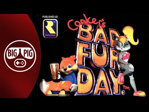 Видео: Conker's bad fur day обзор / Лебединная песня Rare