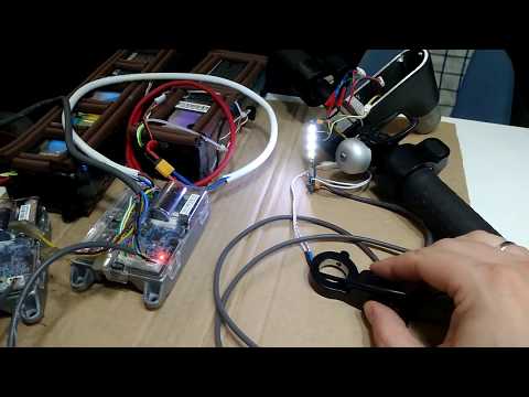 Видео: Xiaomi m365 тест схемы полного привода на диоде и буфере