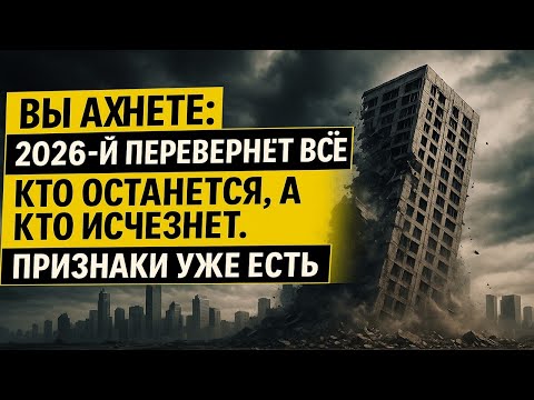 Видео: Срочно посмотрите: мир изменится навсегда в 2026 году — кто пропадёт, а кто останется на плаву