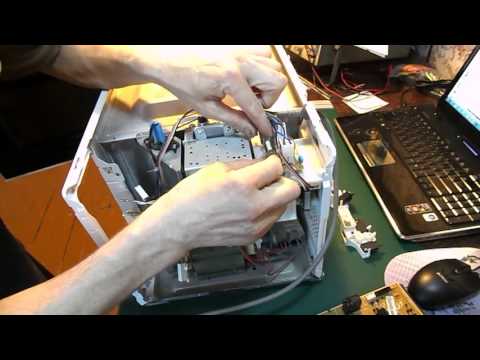 Видео: Ремонт микроволновой печи SAMSUNG  MW73BR. После попадания воды.