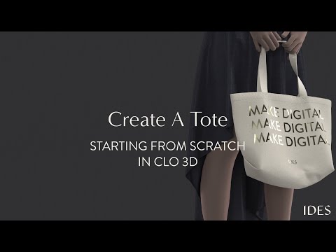 Видео: Как создать реалистичную сумку-шоппер в CLO 3D