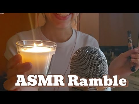 Видео: ASMR Ramble/АСМР Говорим си/Шепна вашите имена🕯