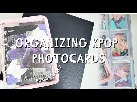 Видео: ‧₊📓˚организация фотокарт BTS  ⋆·˚ organizing kpop photocards