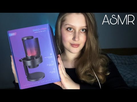 Видео: ASMR💘обзор и тест FIFINE Ampligame A8🎤  *звуки рта, таппинг, неразборчивый шёпот*