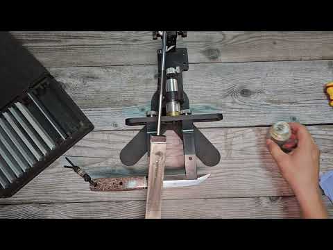 Видео: Заточка финки, сталь S90V. Гриталоны КК + немецкий сланец.