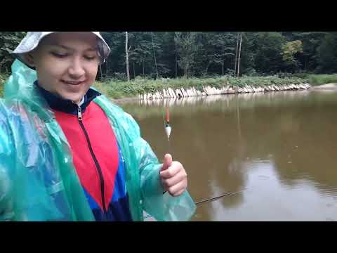 Видео: Чудовий улов в лісі на ставку!!!!!!!