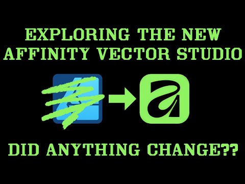 Видео: Изучаем новую Affinity Vector Studio