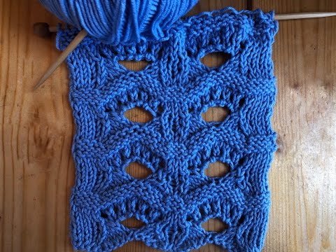 Видео: Узор спицами для летних моделей, с разбором схемы вязания