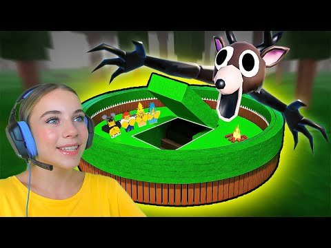 Видео: ПОСТРОИЛА СЕКРЕТНУЮ БАЗУ В 99 ДНЕЙ ВЫЖИВАНИЯ В ЛЕСУ С АЛЁНОЙ в ROBLOX!