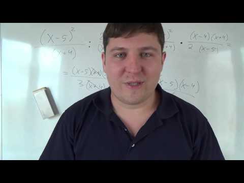 Видео: Алгебра 8 класс. 7 октября. Умножение и деление алгебраических дробей #4