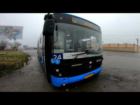 Видео: Как управлять автобусом? Видео глазами водителя. Pov.