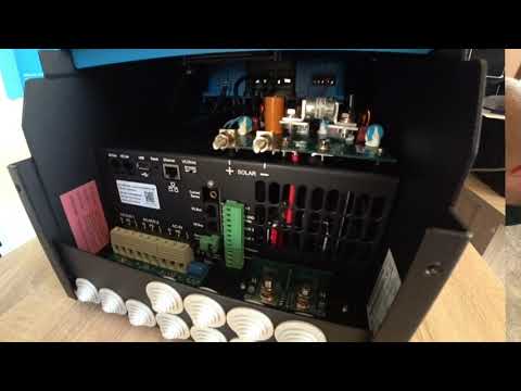 Видео: Victron–гибридный инвертор, распаковка и краткий обзор функций.
